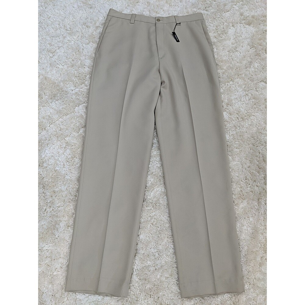 Men’s Dress Pants Size 34 X 34 Kenneth Cole Reaction Khaki Beige